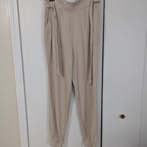 Ci Sono Tan Track Pants with Relaxed Fit